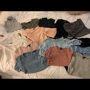 Teen/Womans Tops - Top Shop, Zara, Forever 21